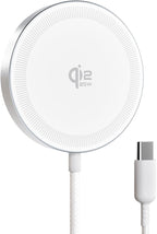 25W Magnetic Wireless Charger for iPhone 17/16, Qi2 Fast Charging Pad for iPhone 17/16/15/14/13/12 Series for AirPods, Strong Magnet, Ultra-Thin & Portable Charger Mat for Desk & Bedside, 1Pack White