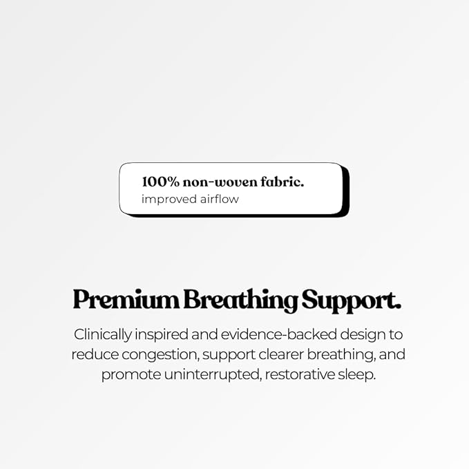 The Patch Collection® – Nasal Strips for Enhanced Breathing & Sleep | 100% Non-Woven Fabric (Pack of 30)