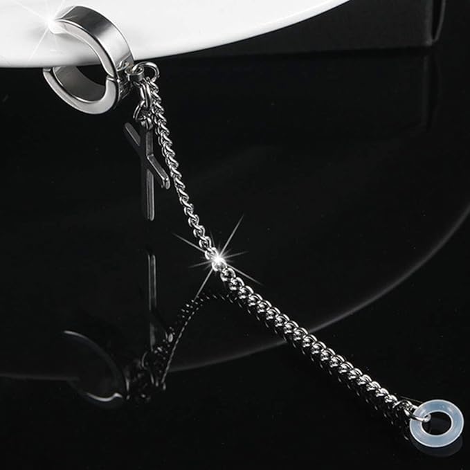 ZOSTLAND Compatible with 1 Pair Creative Earphone Anti Lost Earring Clip Earclip Strap Wireless Earhook Earbud Ear Bud Holder Connector for Airpods 1/2/Pro/3 Beats Fit Pro Sony (Brief Style)