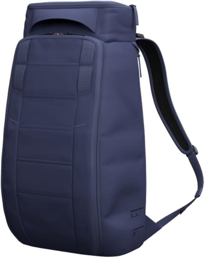 Db Journey The Hugger Backpack - Durable Travel Backpack with Laptop Compartment & Pockets for Work, Luggage Backpack with Roller Bag Hook Up System, 30L - Blue Hour