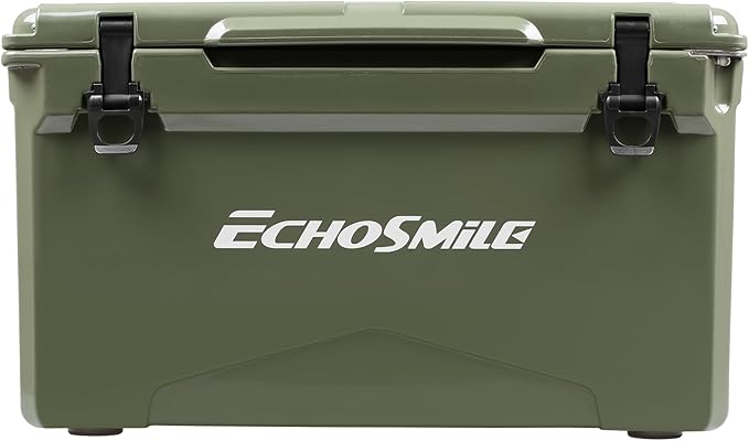 EchoSmile 25/30/35/40/60/75 Quart Rotomolded Cooler, Built to Stand up to The Rigors of The Journey