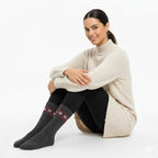 NinetoFiveLife Pack of 4 Womens Merino Wool Socks Winter Hiking Socks Knit Outdoor Recreation Warm Soft and Comfortable Size 5 to 9