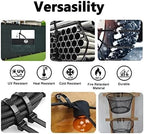 250lb Extra Long Zip Ties Heavy Duty 36 Inch (Actual 39 In) Outdoor, Large Cable Tie Wraps Black Plastic Wire Ties Wide Big Strong Thick Zipties 18 Pack