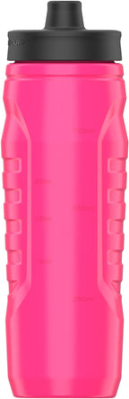 Under Armour 32oz Sideline Squeeze Bottle Hot Pink