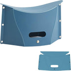 Folding Portable Camping Hiking Stool, Lightweight Collapsable Foldable Chair for Travel Gathering BBQ Subway Library Backpacking Outdoor Ultralight Mini (Blue)