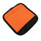 Generic 1Pair Luggage Handle Wrap with Luggage Tag, Suitcase Handle Cover for Easy Identification, Travel Bag Accessory Set,Orange