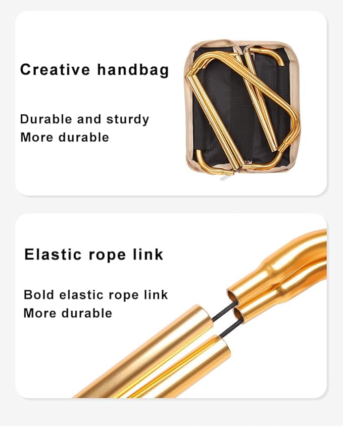 THE LIMIT Mini Folding Stool with Carry Bag, Lightweight Outdoor Stool for Travel, Hiking, BBQ, Fishing, Leisure (Black)