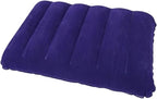Ultralight Inflatable Camping Pillow Squared Flocked Fabric Air Pillow for Beach Hiking,Camping,Traveling,Napping,Desk Rest,Neck Lumbar Support(Purple)