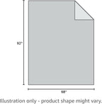 Threadmill Luxury Cotton Blankets for Twin Size Bed | All-Season 100% Cotton Twin Blanket for Bed | Herringbone Soft & Cozy Fall Thermal Blanket, 350GSM, 68x92 inches | English Rose