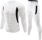 romision Thermal Underwear for Men Long Johns Fleece Lined Hunting Gear Bottom Top Set Base Layer for Cold Weather Gift