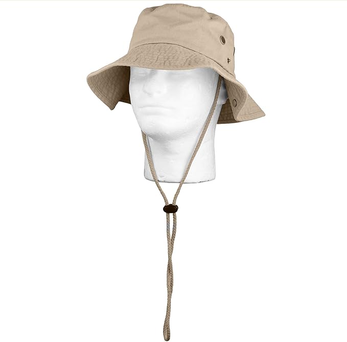 Wide Brim Hiking Fishing Safari Boonie Bucket Hats 100% Cotton UV Sun Protection for Men Women Outdoor Activities