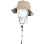 Wide Brim Hiking Fishing Safari Boonie Bucket Hats 100% Cotton UV Sun Protection for Men Women Outdoor Activities