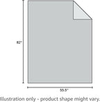 4-in-1 Large Camping Blankets - Waterproof, Windproof Fleece Outdoor Blankets for Stadium, Sports, Car, Concert - 81"x57", Portable (Dark Gray)