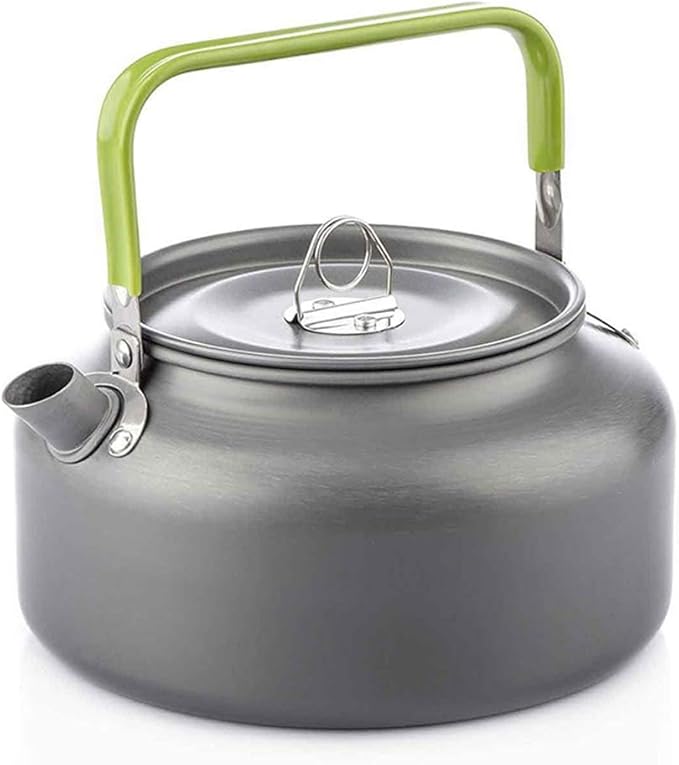 Doorslay Camping Kettle Tea Kettle with Carrying Bag Coffee Tea Pot 1.2L Coffee Kettle