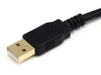 Monoprice USB Type-A to USB Type-A Female 2.0 Extension Cable - 10 Feet - Black (3 Pack) 28/24AWG, Gold Plated Connectors