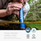 LifeStraw Personal Water Filter for Hiking, Camping, Travel, and Emergency Preparedness