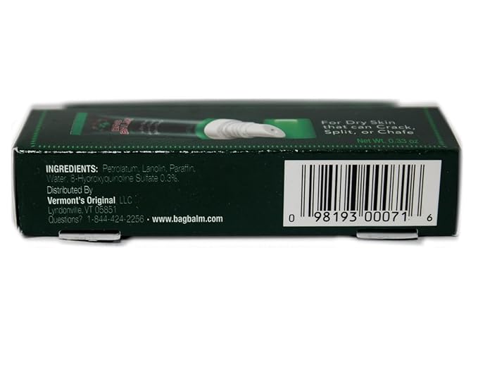Bag Balm Original Skin Moisturizer Gift Box - 0.33oz, 4 Pack of Lip Balm Tubes