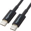 Amazon Basics USB-C to USB-C 2.0 Fast Charging Cable, 480Mbps Speed, USB-IF Certified, for Apple iPhone 16/15, iPad, Samsung Galaxy, Tablets, Laptops, 3 Foot, Black