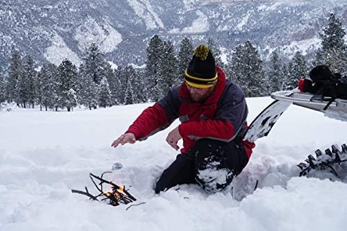 Phone Skope Pyro Putty: Single Use Waterproof Survival Fire Starter, 20 or 50 ct Foil Packs, Easy Tear, Easy Ignite, Fire Starters for Campfires