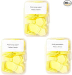 300pcs Portable Hand Washing Soap Sheets, Scented Mini Soap Sheets, Paper Soap for Travel,Disposable Soluble Soap for Outdoor Travel, Camping, Hiking