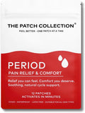 The Patch Collection® – Period Pain Relief Patch | Menthol, Turmeric, Valerian Root, Green Tea, Pomegranate Oil (Pack of 12)