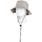Wide Brim Hiking Fishing Safari Boonie Bucket Hats 100% Cotton UV Sun Protection for Men Women Outdoor Activities