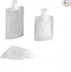 Chinshwehaw Travel Bottles Kit Leak Proof Silicone - Refillable Containers for Lotion, Shampoo, Cream (30/50/100ml, 3 Pack)