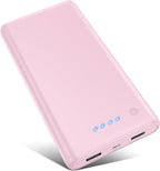 Portable Charger Power Bank 26800mah,Ultra-High Capacity Safer External Cell Phone Battery Pack,2 USB Output High Speed Charging Power bank Compatible with iPhone 16/15/14/13/12 Samsung Android-Pink