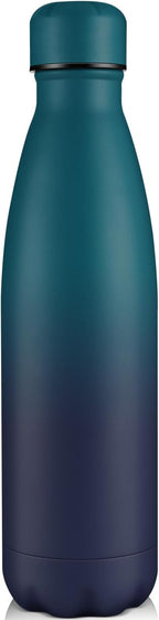 Volhoply 25oz Insulated Water Bottle 1/2/4 Pack, Double Wall Stainless Steel Vacuum Bottles, Keeps Cold & Hot, BPA Free Leak Proof Bottles (Dark Night,1 Pack)