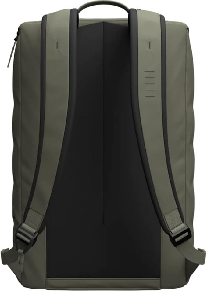 Db Journey The Hugger Backpack - Durable Travel Backpack with Laptop Compartment & Pockets for Work, Luggage Backpack with Roller Bag Hook Up System, 15L - Moss Green