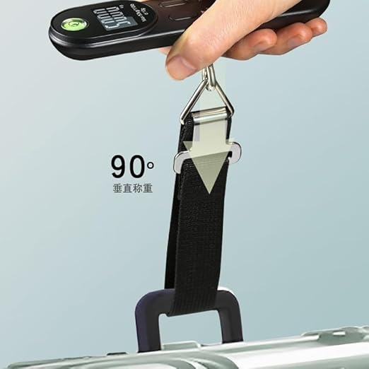 Portable Luggage Scale, Portable Luggage Scale, Electronic Scale, Travel Bag, Hand Held Scale, Hanging Scale(Black)
