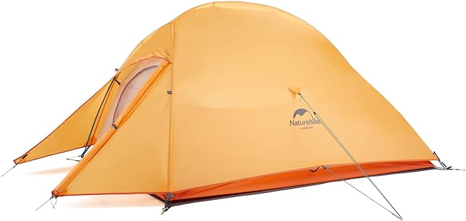 Naturehike Cloud-Up 2 Person Tent Lightweight Backpacking Tent with Footprint - Free Standing Ultralight Camping Hiking Backpack Tents Two Person Tent