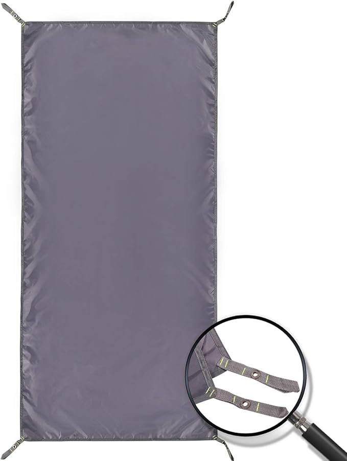 REDCAMP Waterproof Camping Tent Tarp - 36"x83", 4 in 1 Multifunctional Tent Footprint for Camping, Hiking and Survival Gear, Lightweight and Compact