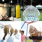 Carabiner 4 Inch Spring Snap Hook, 770LBS Holding Capacity Spring Clips Link Buckle for Hammock, Heavy Duty Steel Carabiner Clip 20pcs M10 3/8'' for Hammock Swing Fitness Camping Hiking