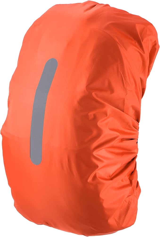 PATIKIL Waterproof Backpack Rain Cover, Non-Slip Backpack Cover with Vertical Reflective Strap Stay Dry for Hiking, Camping, Hunting