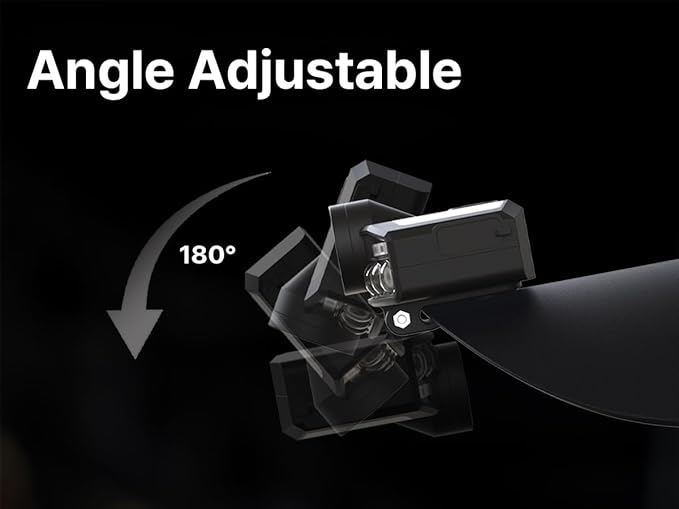 Orcap 2025 Edition – 120° Wide Beam Headlamp & Cap Light, 1000 Lumens, 4 Light Modes (White & Red), USB-C Rechargeable, IPX5 Waterproof, Lightweight LED for Camping, Work, Running