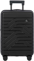 Bric's B|Y Ulisse 21-Inch Spinner - Luxury Carry-On Luggage With Spinner Wheels - Hard Shell Suitcases Made From Durable Polypropylene and Polycarbonate - Black