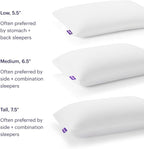 Purple Harmony Pillow - King Tall, Greatest Pillow Ever Invented, 360º Hex Grid & Talalay Latex Core - No Pressure Support, Stays Cool, Luxurious Comfort