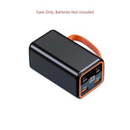 4 Slots 21700 Battery Charger Box LCD Display Case Quick Charge Power Bank Case Shell for Cell Phones Accessories