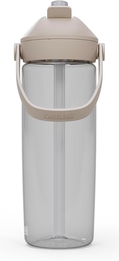 CamelBak Thrive Flip Straw Tritan Renew Water Bottle Clear, 20oz