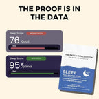 The Patch Collection® - Deep Sleep Aid Patches | Melatonin, Valerian Root, Passion Flower, Magnesium for Nighttime Support | Vegan Friendly Waterproof Patch, Latex Free (Pack of 15)