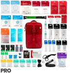 My Medic MYFAK Large Medical Kit (PRO) - Emergency First Aid Survival Essentials & Travel Bag Supplies | EMT Rescue Items For Any Car, Home or Office - Red