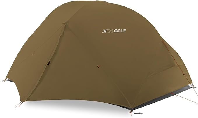3FULGEAR Backpacking Tent, Floating Cloud 2 Easy Setup 2 Person 3/4 Season Ultralight Tents Waterproof Windproof Double Layer Lightweight Outdoor Tent for Camping, Hiking, Hunting, Survival