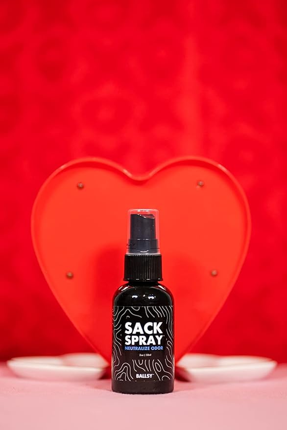 Ballsy Nuts About You Sack Pack, Men's Fresh Kit, Gift for Valentine's Day, Includes Ballwash, Sack Spray and NutRub, Forest & Fields