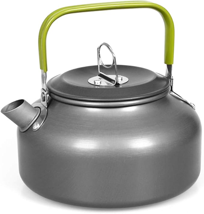 Doorslay Camping Kettle Tea Kettle Coffee Pot 27fl oz/0.8L Camp Coffee Pot Camping Kettle