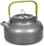 Doorslay Camping Kettle Tea Kettle Coffee Pot 27fl oz/0.8L Camp Coffee Pot Camping Kettle
