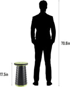 Upgraded Foldable Stool Thickened, Portable Collapsible Stool Retractable Stool for Fishing, Hiking Tours, BBQ, Parties, Outdoor Activities (Olive Green)