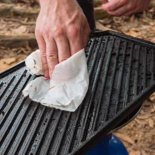 Surviveware Biodegradable Wipes Men or Women - Shower Wet Wipes Face, Body & Butt - Outdoors, Travel, Camping & Post Workout - Total of 32 Wipes - 32 Count, Pack of 1