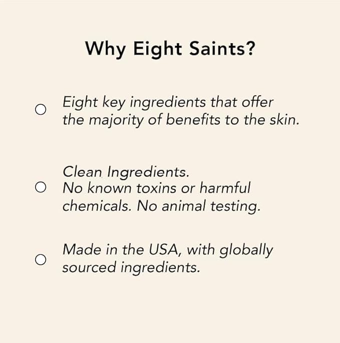 Eight Saints Skincare Most Loved Skincare Set, Face Wash, Vitamin C Face Serum, Niacinamide Anti Aging Cream, Lip Mask, Gift Set