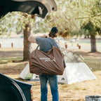 LOSTHORIZON Air & Foam Camping Mattress, Self-Inflating Sleeping Pad, 4.5" Thick, with Air Pump, Queen